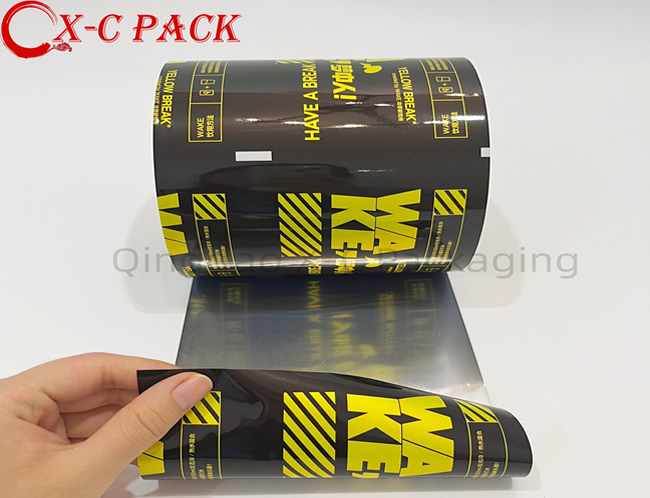 Customized Gravure Printing Aluminum Foil Food Grade Laminated Plastic Film Roll for Cookies and Candies Glossy Surface Price