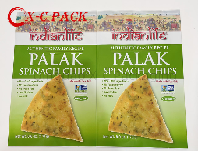 Back Sealed Laminated Bag Aluminum Foil Food Stand up Pouch with Zipper Food Packaging Bag