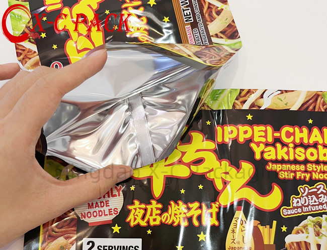 Custom Printed Back Side Sealed Sachet Bag Food Snacks Potato Chips Plastic Packaging Bag