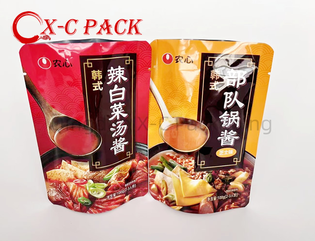 Custom Brand Plastic Mylar Bags Stand up Zipper Pouch Smell Proof Aluminum Foil SoupBag